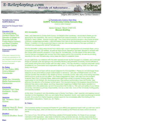 gurps/Origins2003_GURPSI screenshot