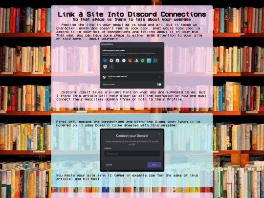 library/connections screenshot