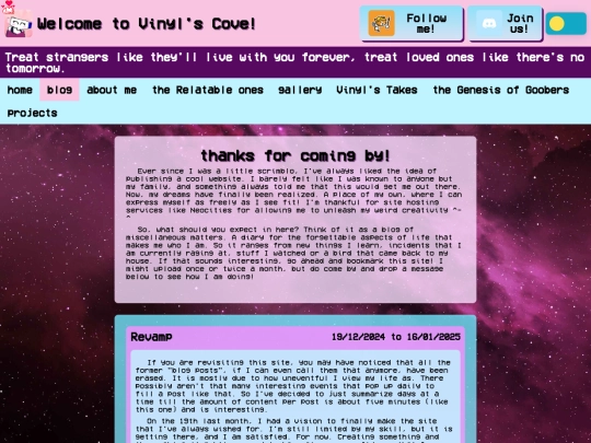 sites/blog screenshot