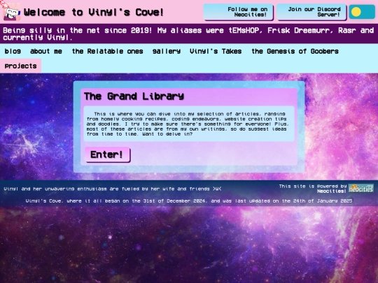 sites/projects screenshot