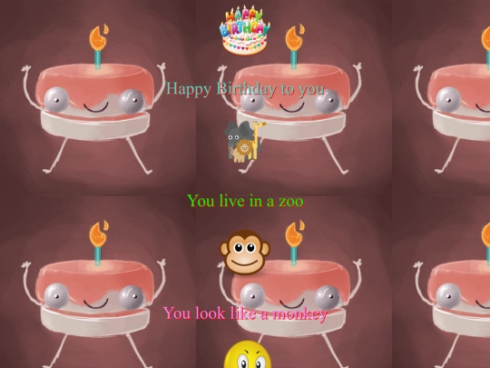 birthday screenshot