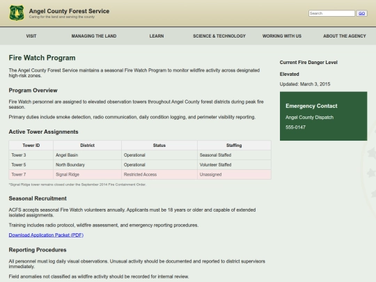 acfs.gov/firewatch screenshot