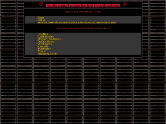 links screenshot