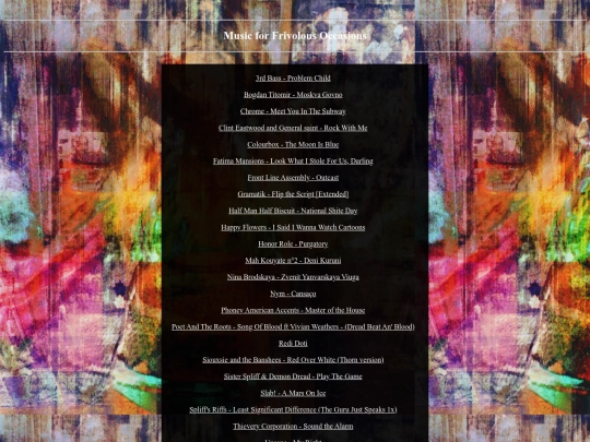 music/frivolous_occasions screenshot