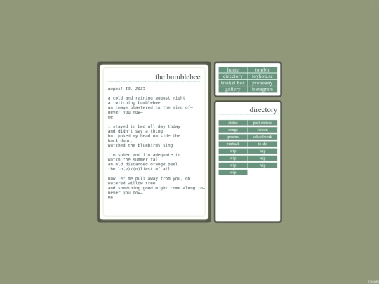 poems/thebumblebee screenshot