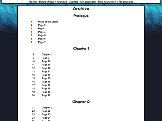archive screenshot