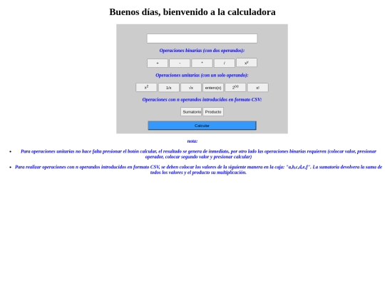CalculadoraCien1 screenshot