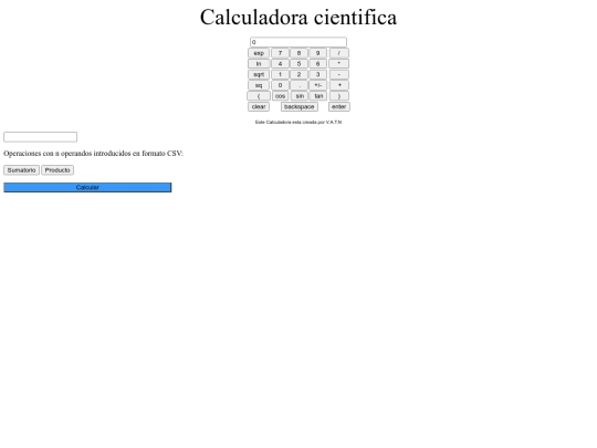 Calculadoracientfica screenshot