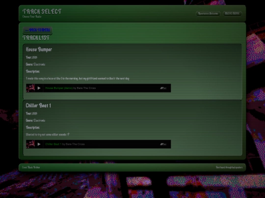 tracks screenshot