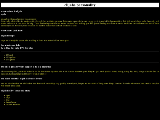 personality_project screenshot