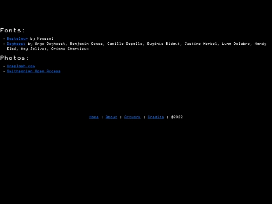 credits screenshot