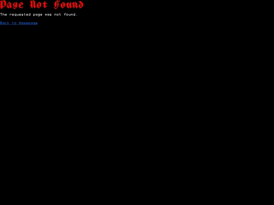 not_found screenshot