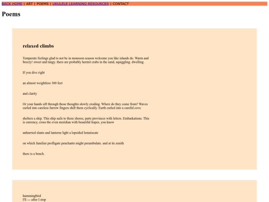 poems/poemtest screenshot