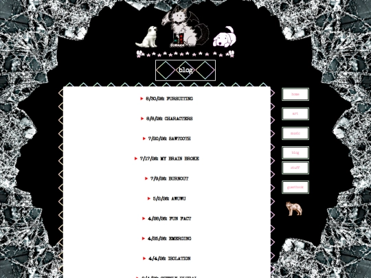 blog screenshot