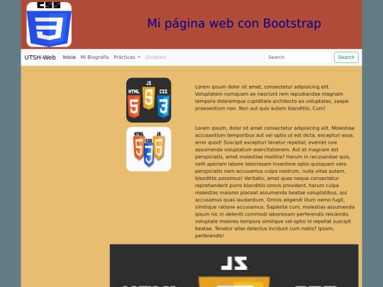 paginas/paginaBootstrap screenshot