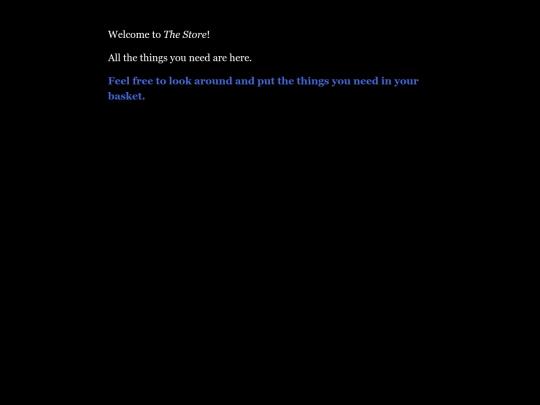 MimeticResponse5-TheStorebyJeremyTurner screenshot