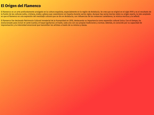 Grupo Requiebros color/Origen screenshot