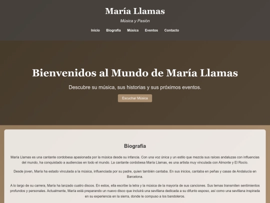 María Llamas screenshot
