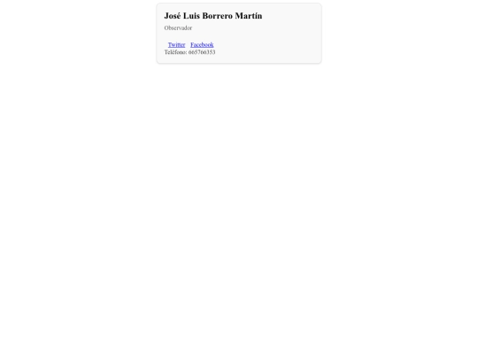 Tarjeta de Presentación screenshot