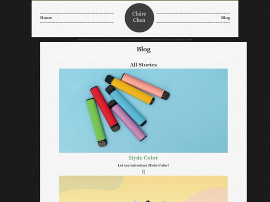 blog screenshot
