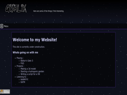 index screenshot