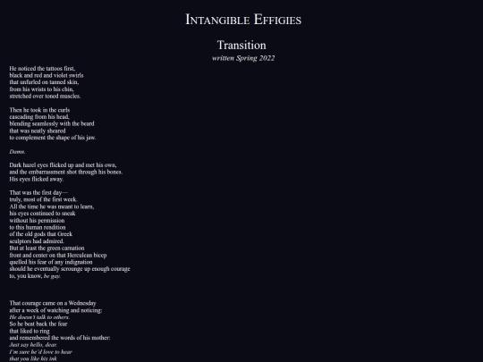 short-stories/transition screenshot