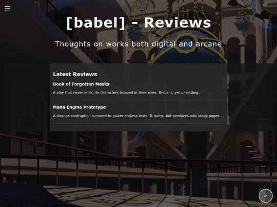 reviews screenshot