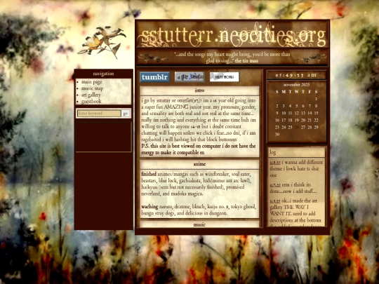 index screenshot