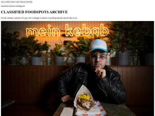 pages/classified-foodspots screenshot