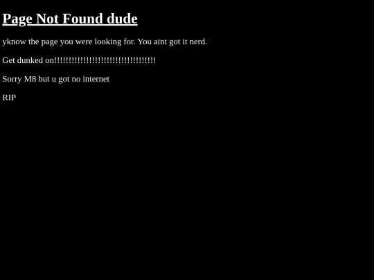 not_found screenshot