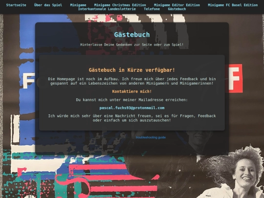 guestbook screenshot