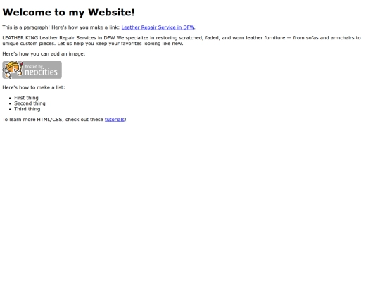 index screenshot