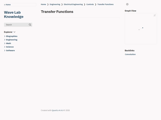 knowledge/Engineering/Electrical-Engineering/Controls/Transfer-Functions screenshot