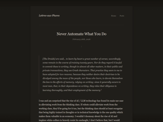 lettres/never-automate-what-you-do screenshot