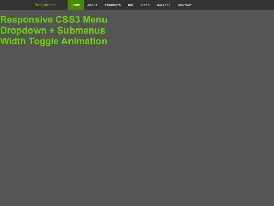 menuresponsive screenshot