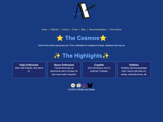 The Cosmos screenshot