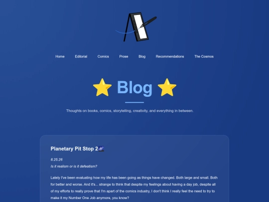 blog screenshot