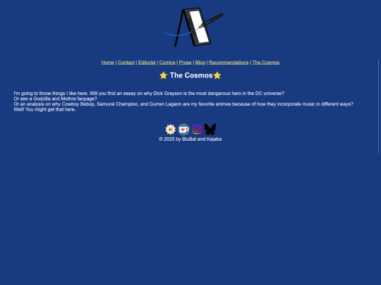 the cosmos screenshot