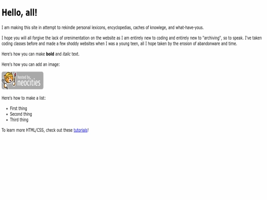 index screenshot