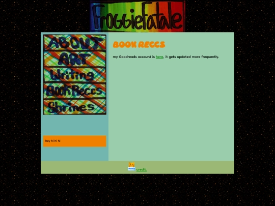 bookreccs screenshot