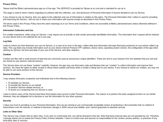 biblialat_privacypolicy screenshot