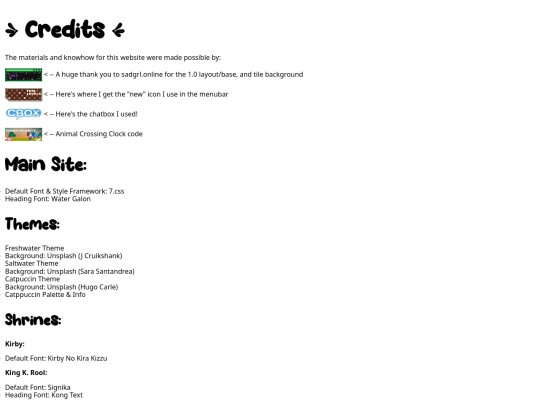 credits screenshot