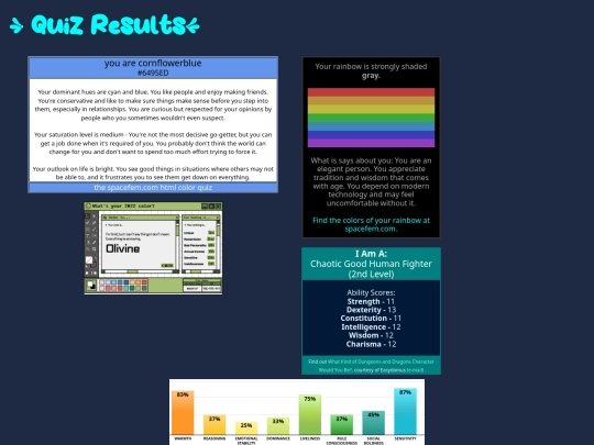 quizresults screenshot