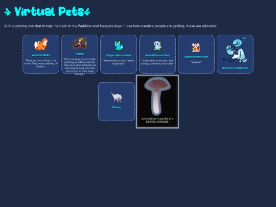 virtualpets screenshot