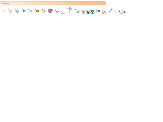 resorse page/cursors/cursors screenshot