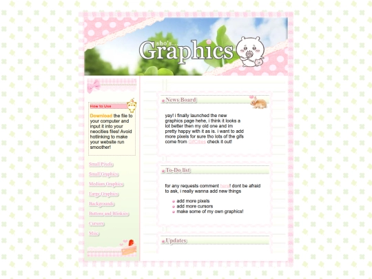 resorse page/graphics screenshot