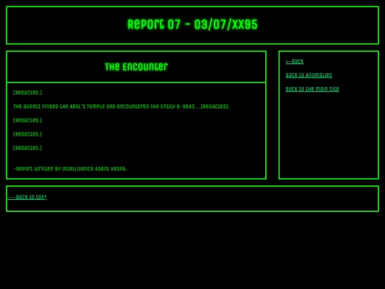 Agency/Menu/Anomalies/Anomaly 3202 - Parallel Abstract/report07 screenshot