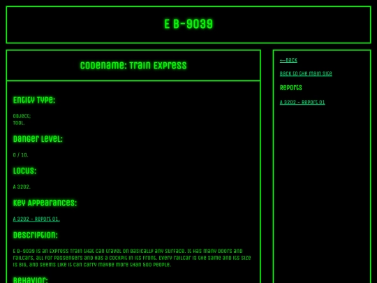 Agency/Menu/Entities/EntityB-9039-TrainExpress/page screenshot