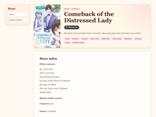 Blog/My Manga Recomendations!/1pgEntry/ComebackoftheDistressedLady screenshot