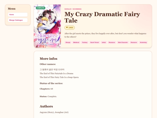 Blog/My Manga Recomendations!/1pgEntry/MyCrazyDramaticFairyTale screenshot